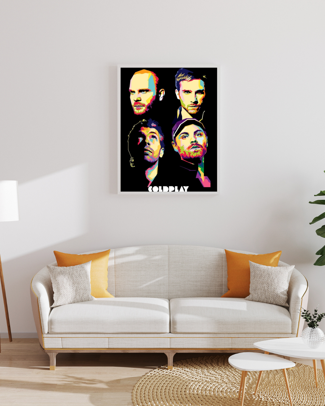 Cadre connecté Coldplay - Vue 3