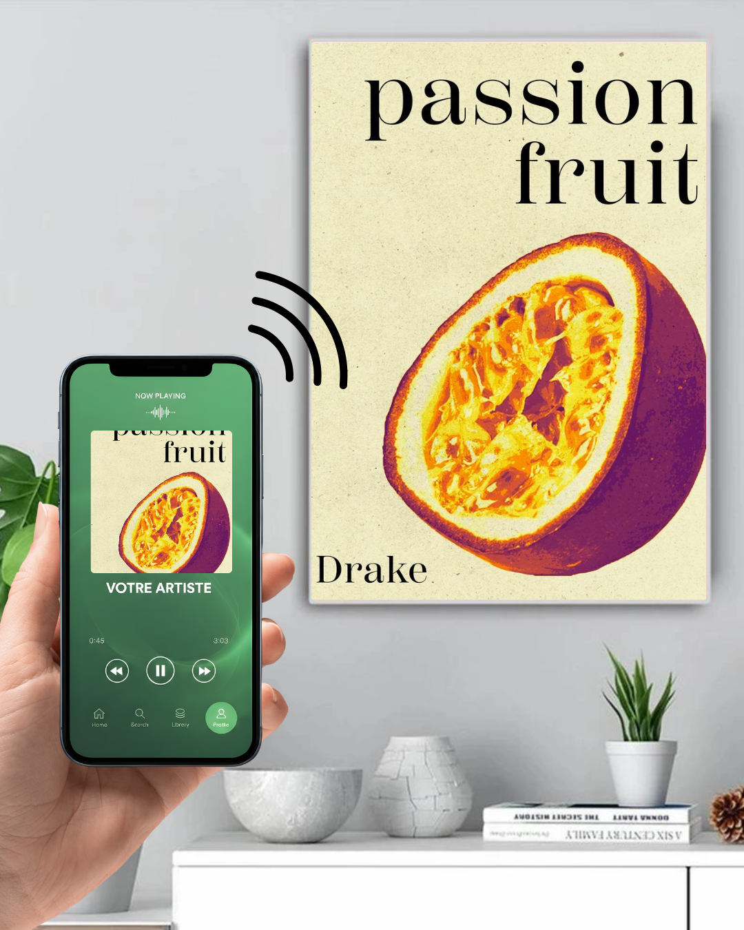 Cadre connecté Drake