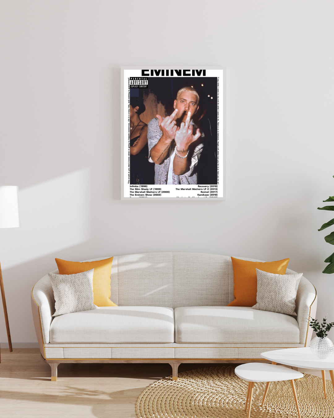 Cadre connecté Eminem - Vue 3