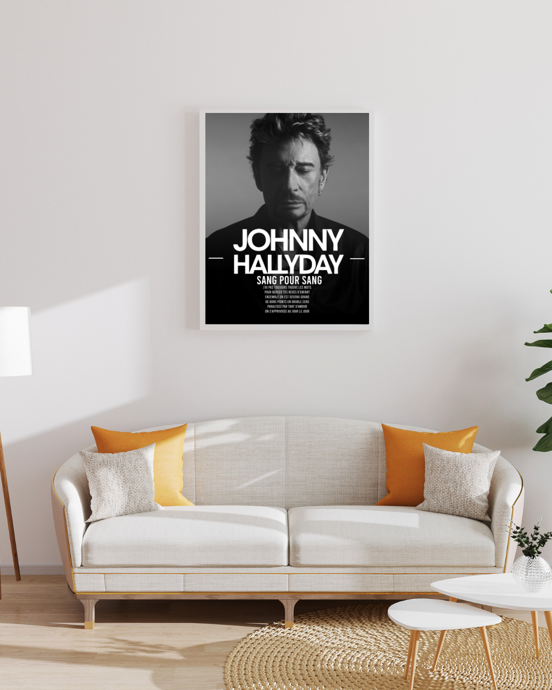 Cadre connecté Johnny Hallyday - Vue 3