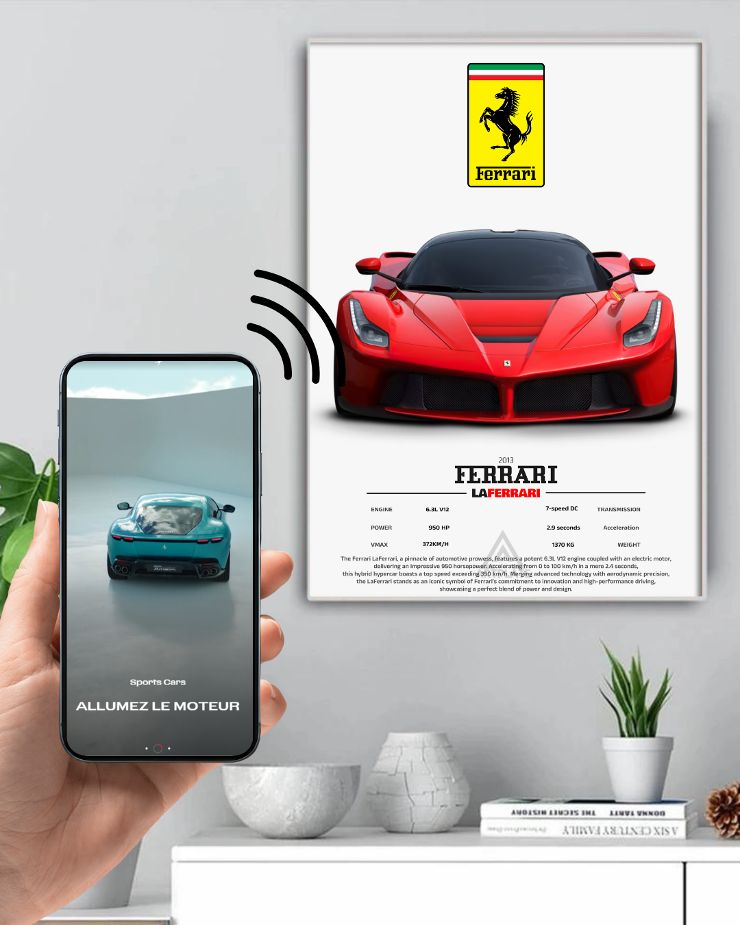 Cadre connecté Ferrari LaFerrari