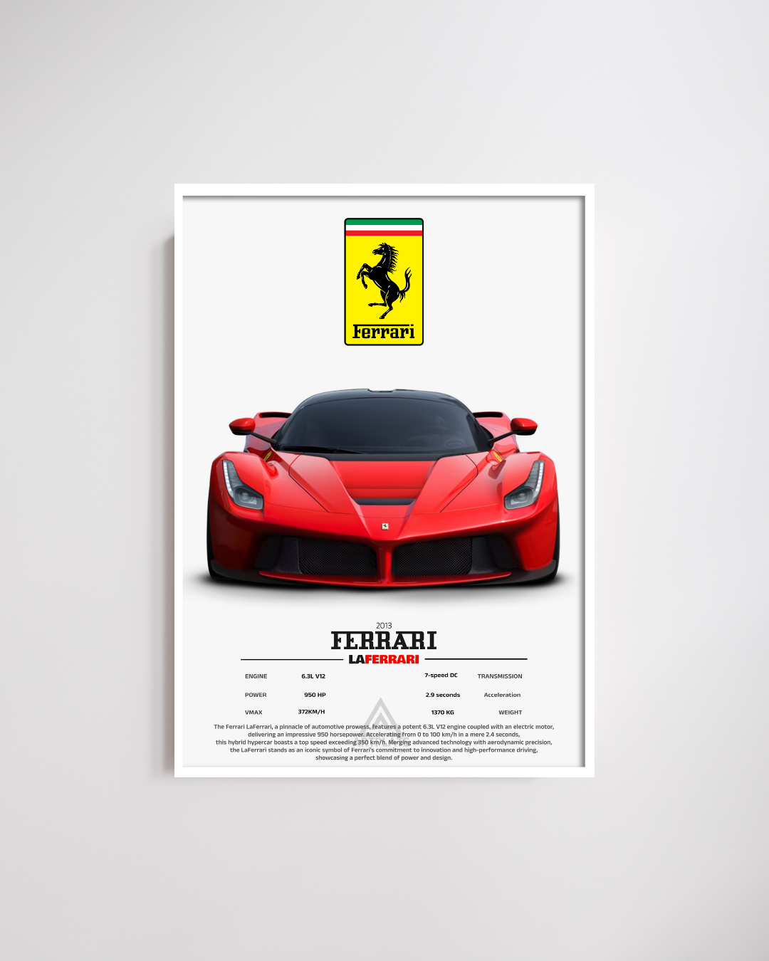 Cadre connecté Ferrari LaFerrari - Vue 2
