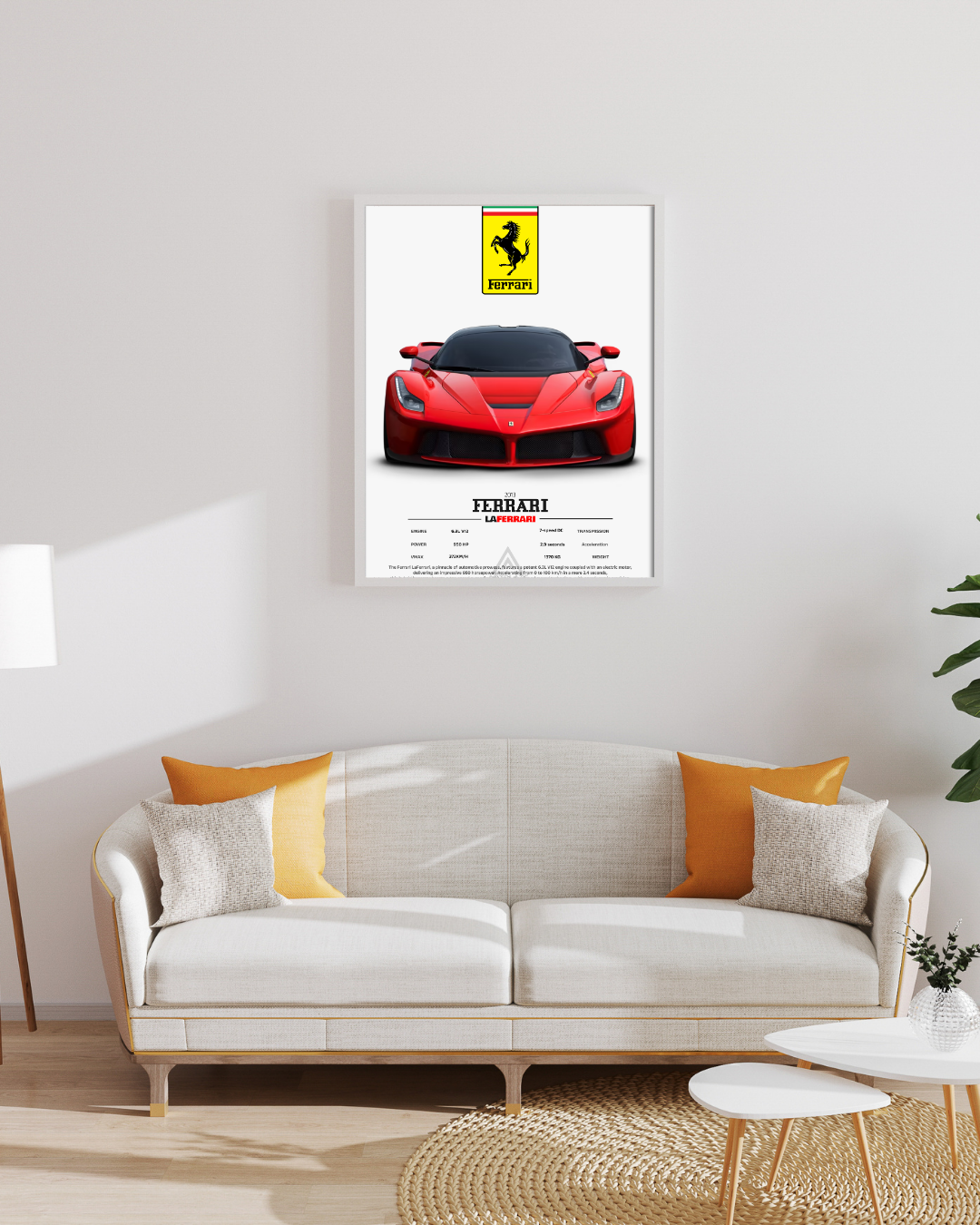 Cadre connecté Ferrari LaFerrari - Vue 3