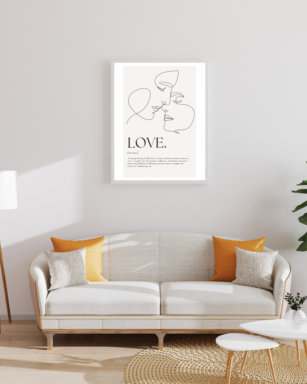 Cadre connecté Love - Vue 3