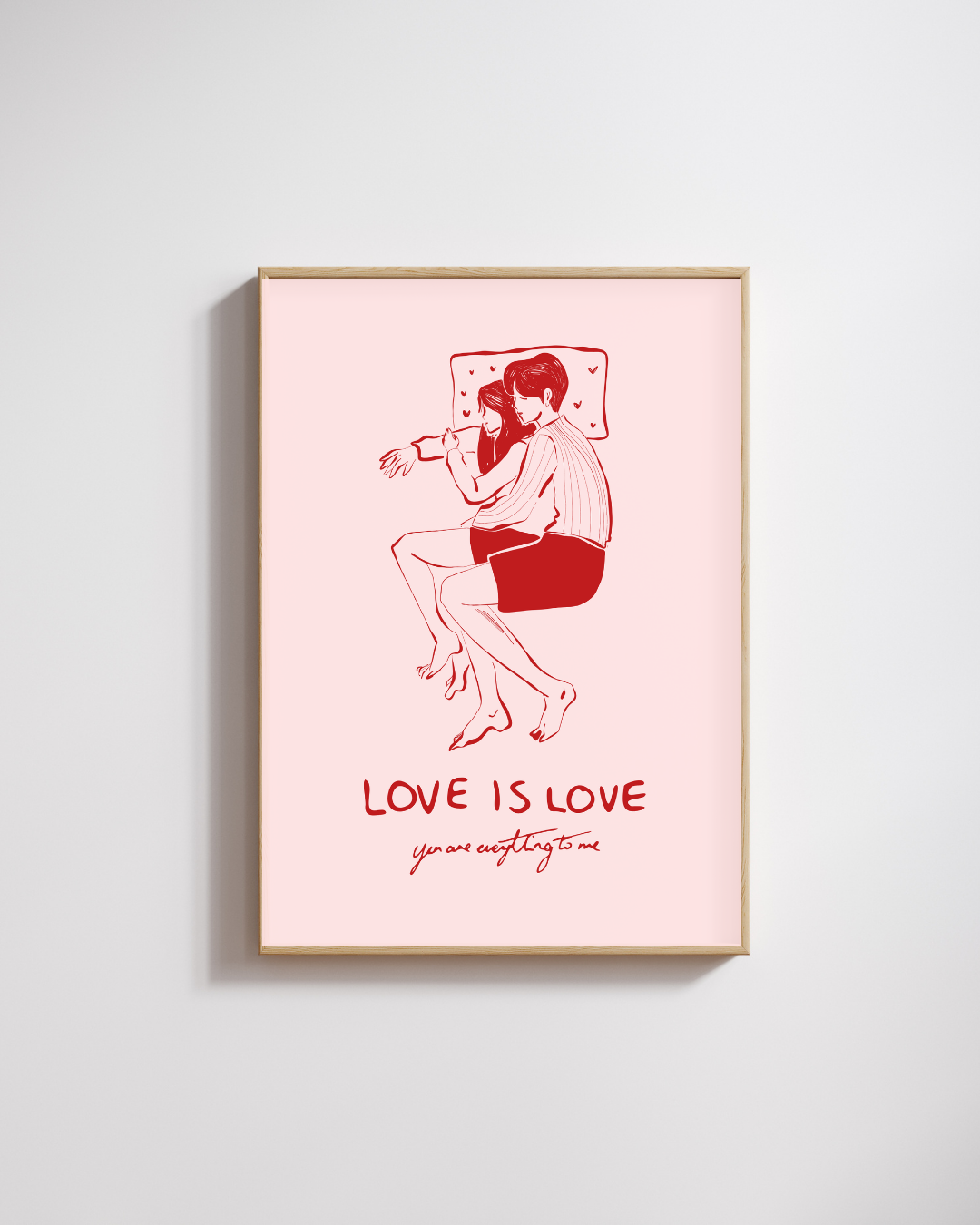 Cadre connecté Love is Love - Vue 2