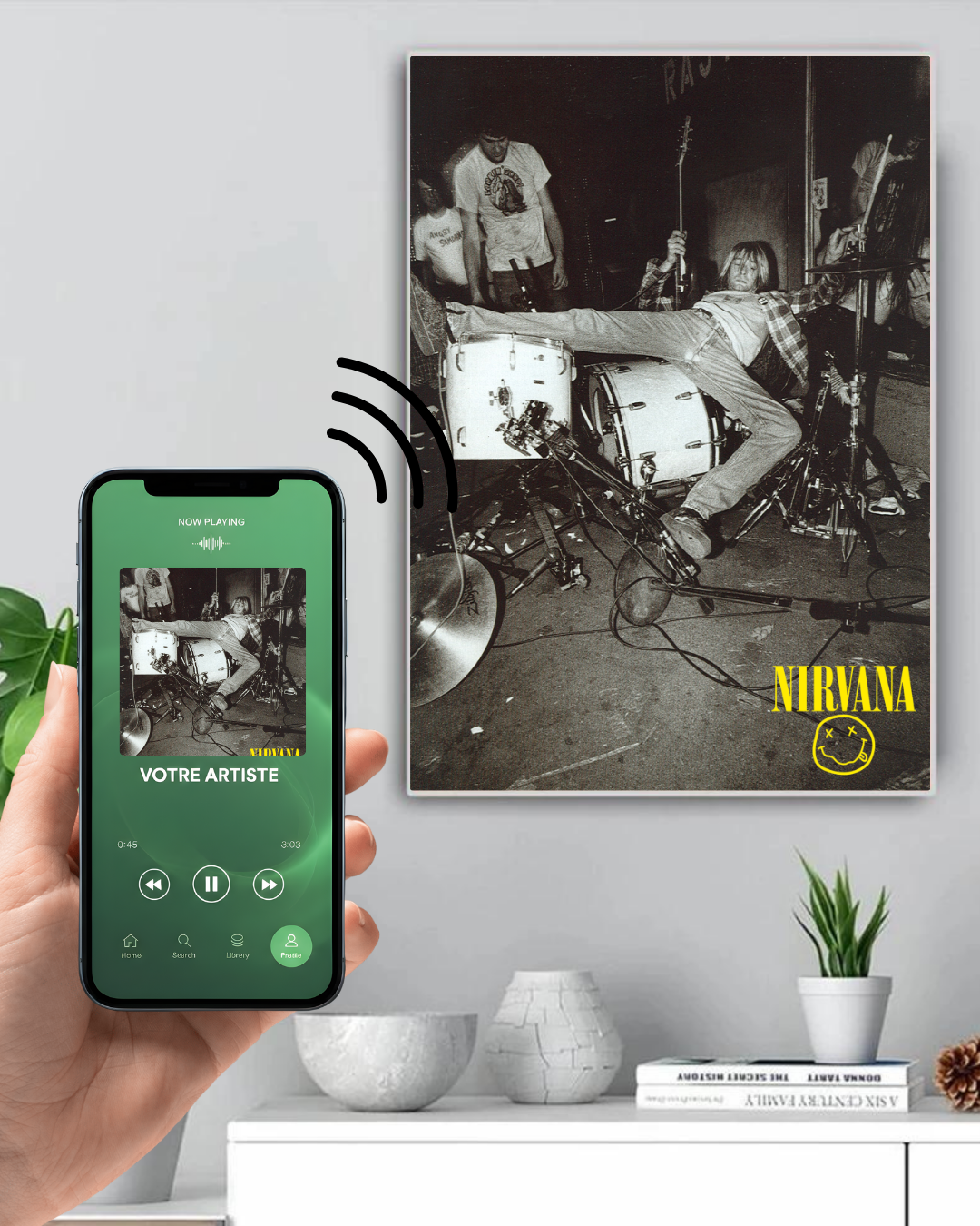 Cadre connecté Nirvana