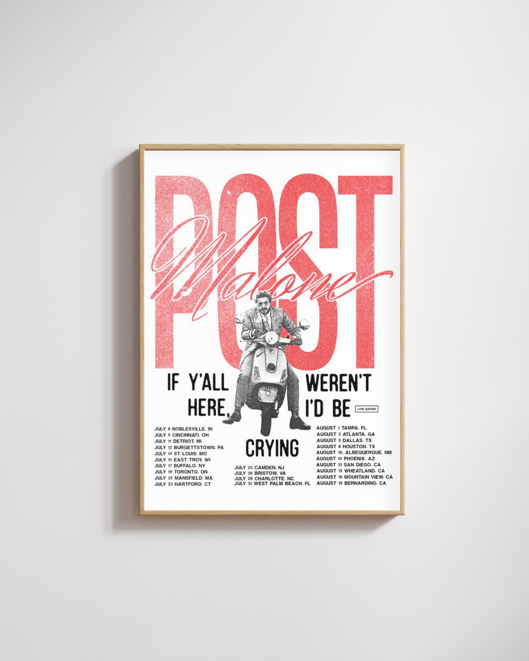 Cadre connecté Post Malone - Vue 2