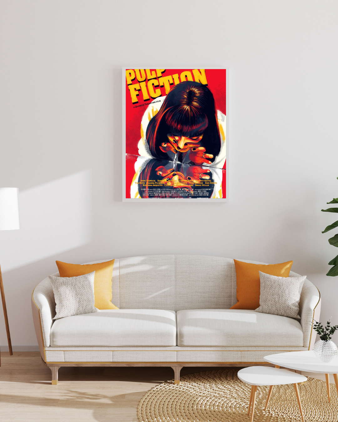 Cadre connecté Pulp Fiction - Vue 3