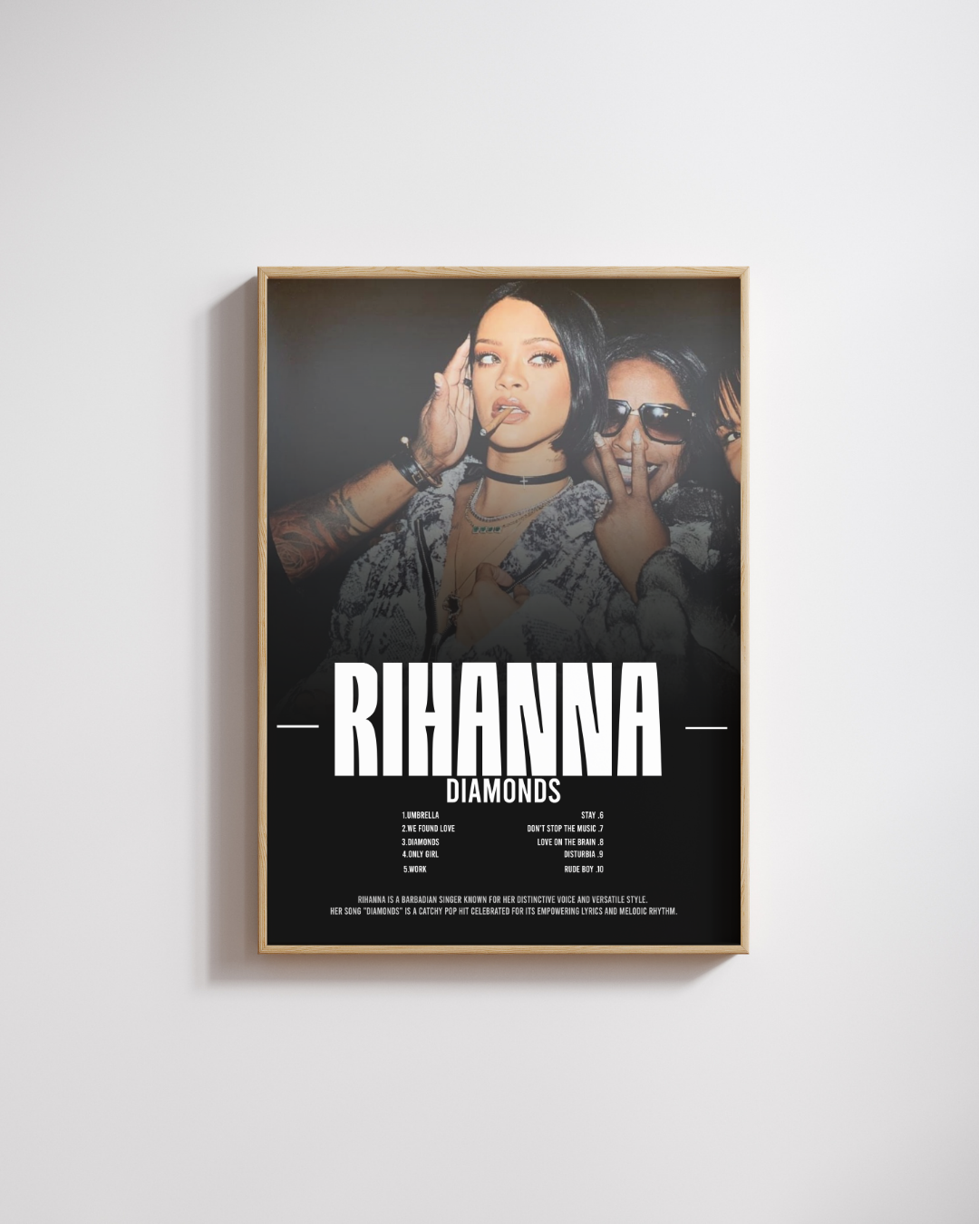 Cadre connecté Rihanna - Vue 2