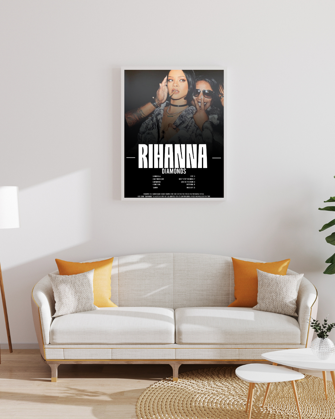 Cadre connecté Rihanna - Vue 3