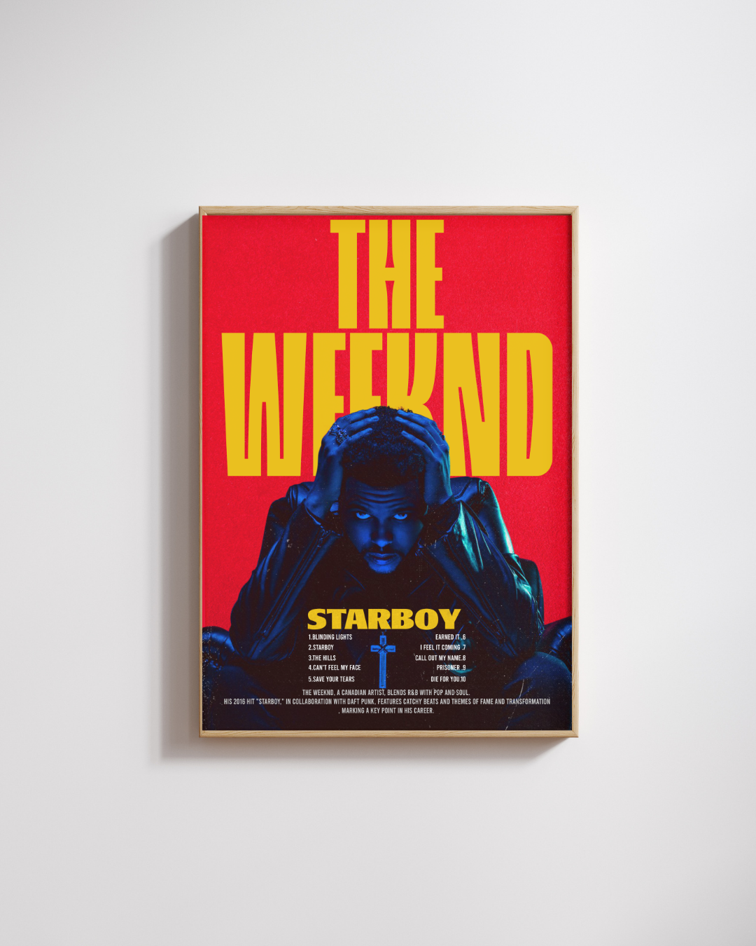 Cadre connecté The Weeknd - Vue 2